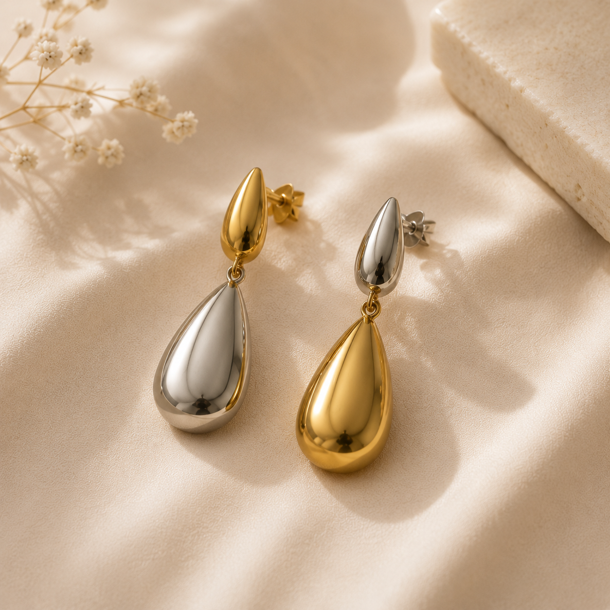 Duo Drop Earrings