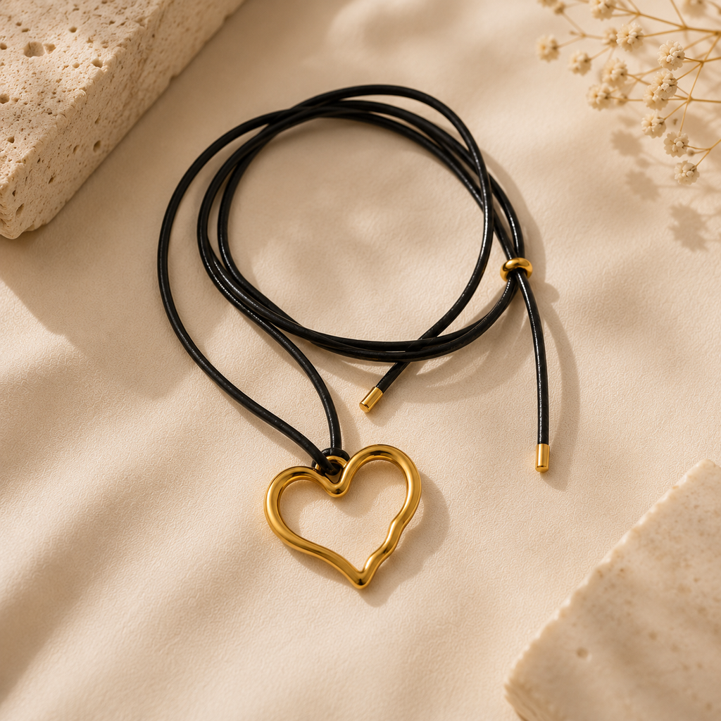 Heart Cord Necklace