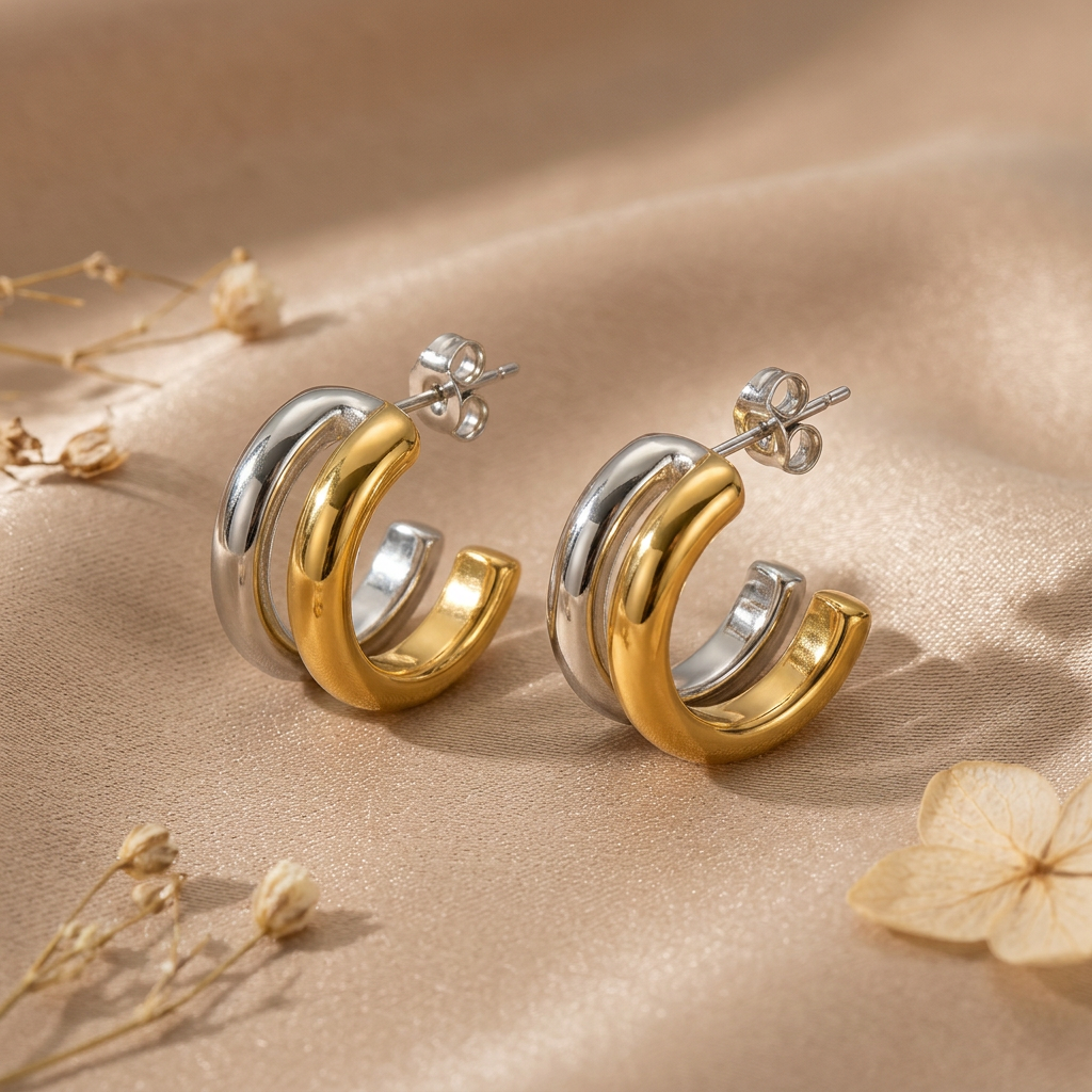 Saffron Earrings
